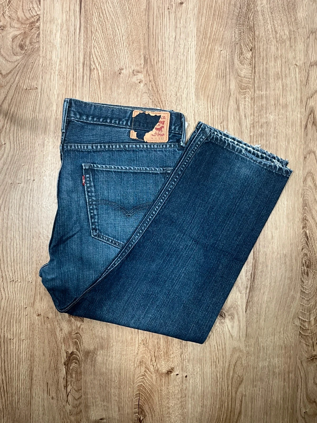 Jean Levi's 506 Straight W36 L32 Vintage Bleu Foncé Lvh 183